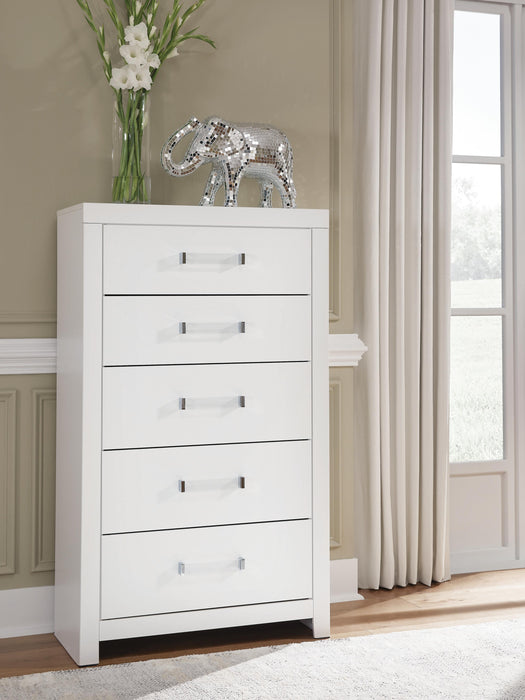 Jonnifer White Five Drawer Chest