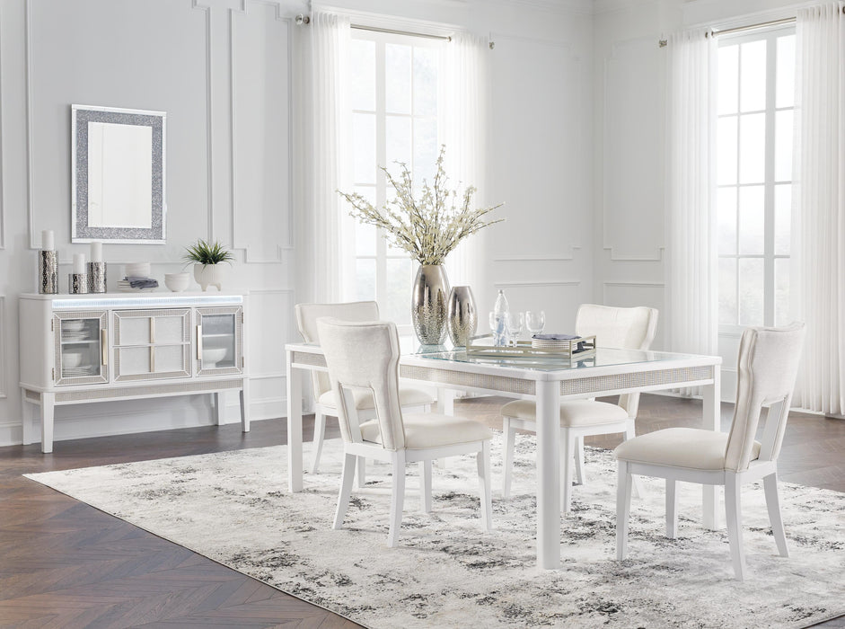 Chalanna White Dining Collection