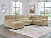 3-Piece Sectional with Chaise
