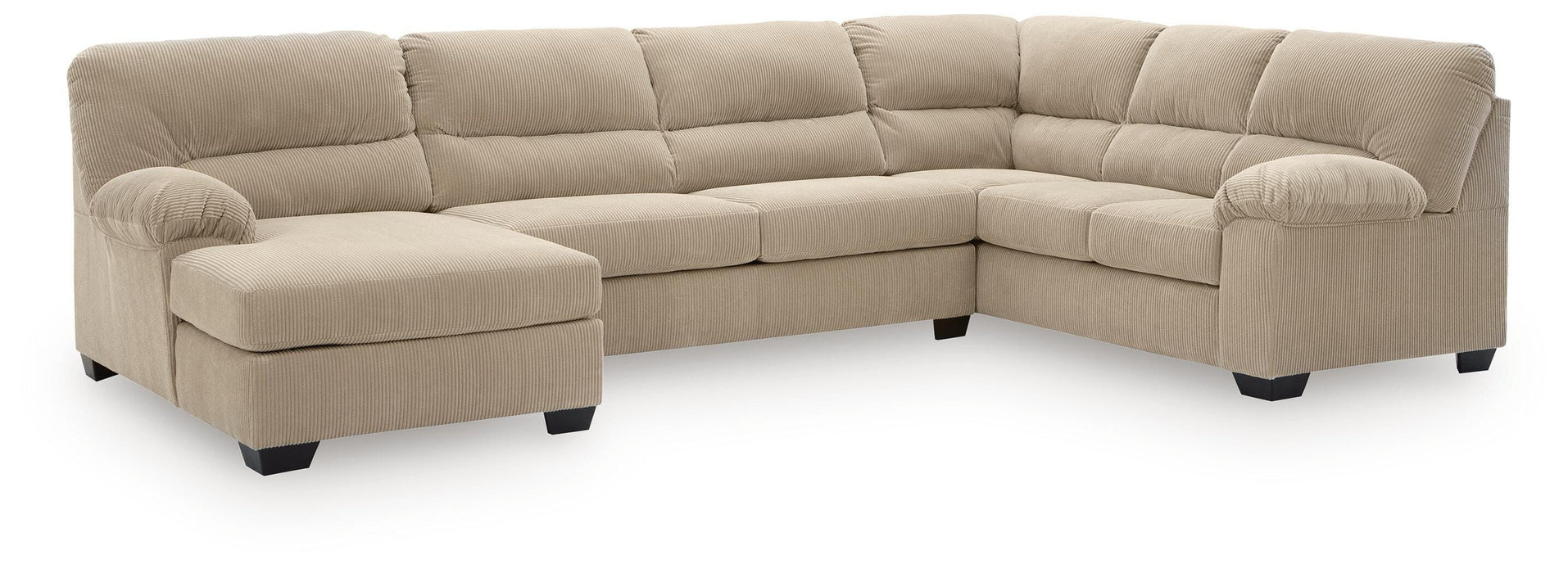3-Piece Sectional with Chaise