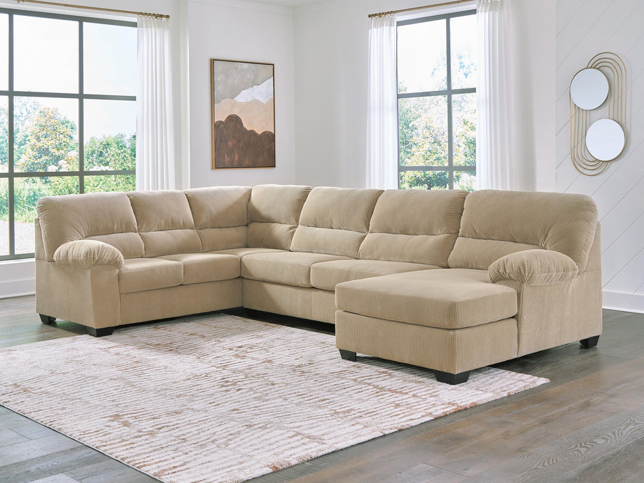 3-Piece Sectional with Chaise