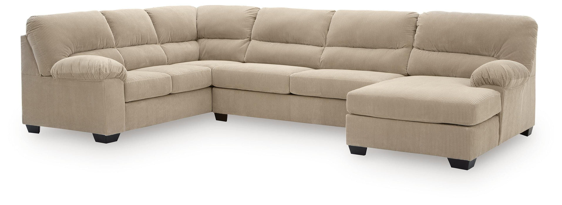 3-Piece Sectional with Chaise