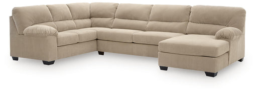 3-Piece Sectional with Chaise