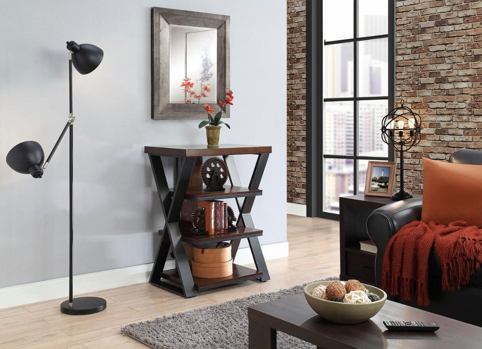 Whalen Furniture - Tower Stand for TVs Up to 32" - Medium Brown Cherry - display_model