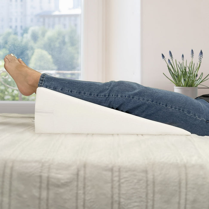 Mainstays Comfort Foam Wedge Pillows - Removable Cover Zip Closure - new