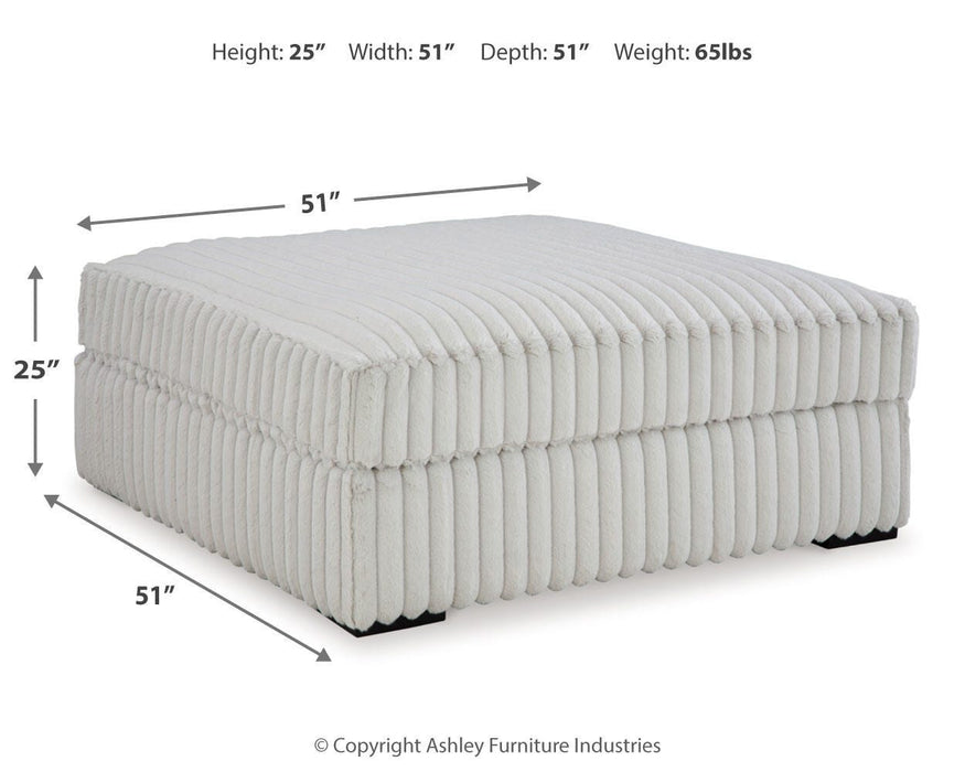Oversized Accent Ottoman