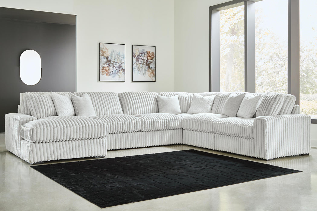 Signature Design Alloy 6-Piece Sectional with Chaise