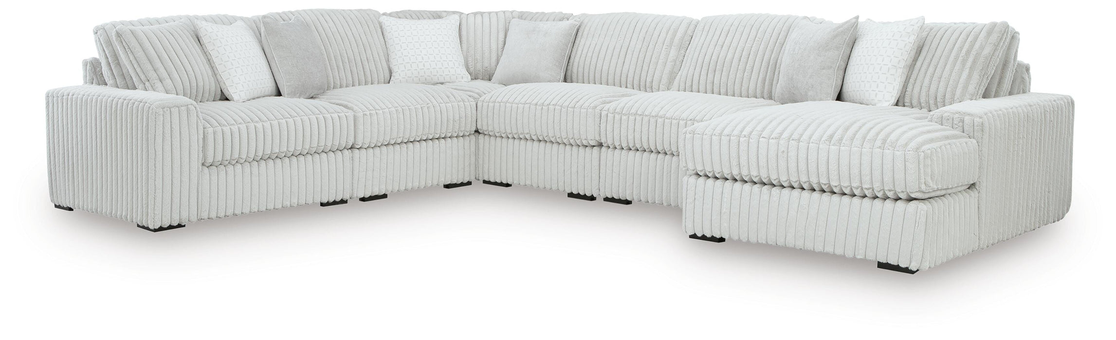 Signature Design Alloy 6-Piece Sectional with Chaise