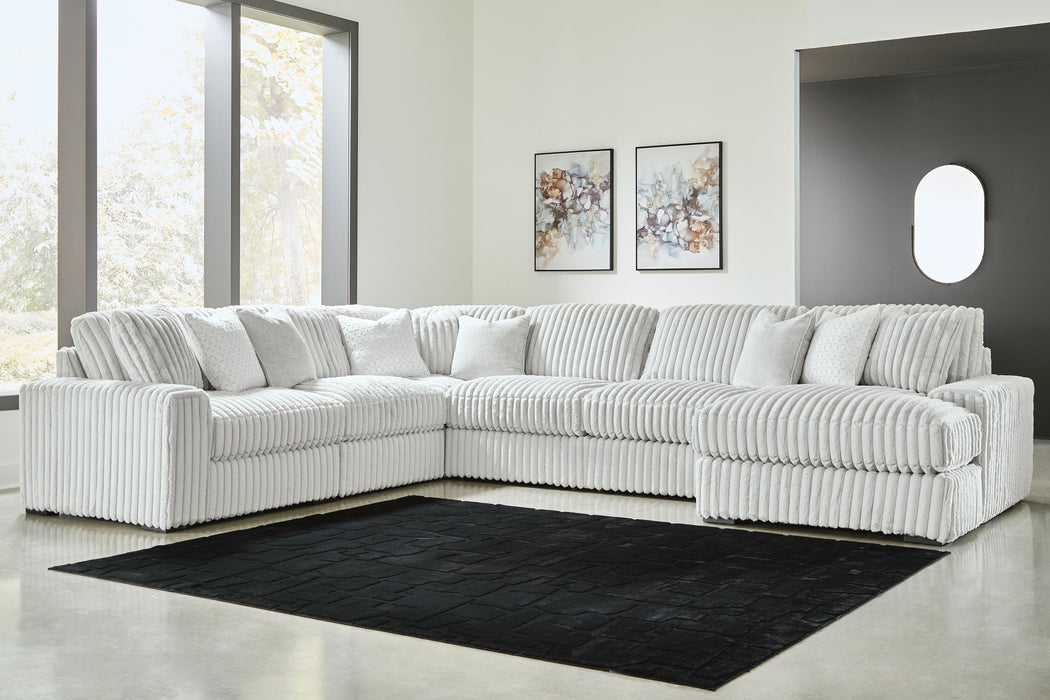 Signature Design Alloy 6-Piece Sectional with Chaise