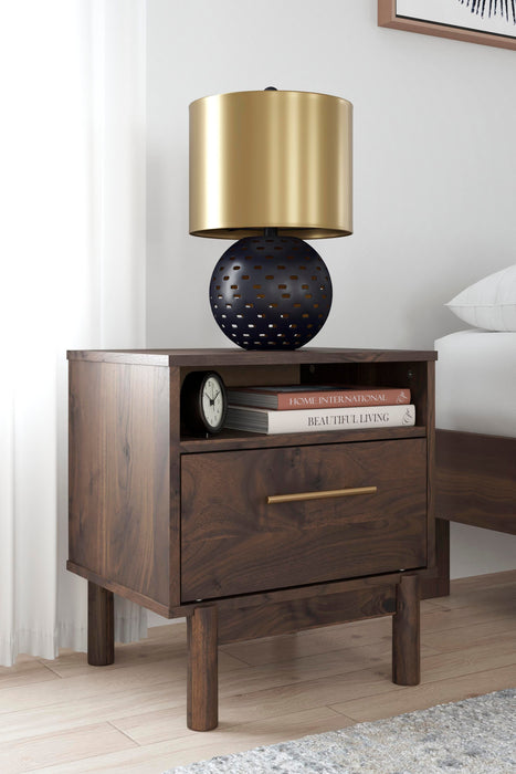 Calverson Mocha One Drawer Night Stand