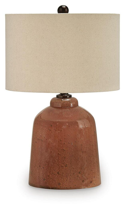 Aaleahya Rust Glass Table Lamp (1/CN)