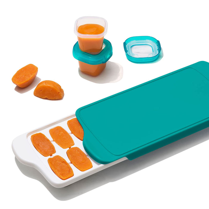OXO Baby Food Freezer Tray - 2 Pack Updated Teal - new