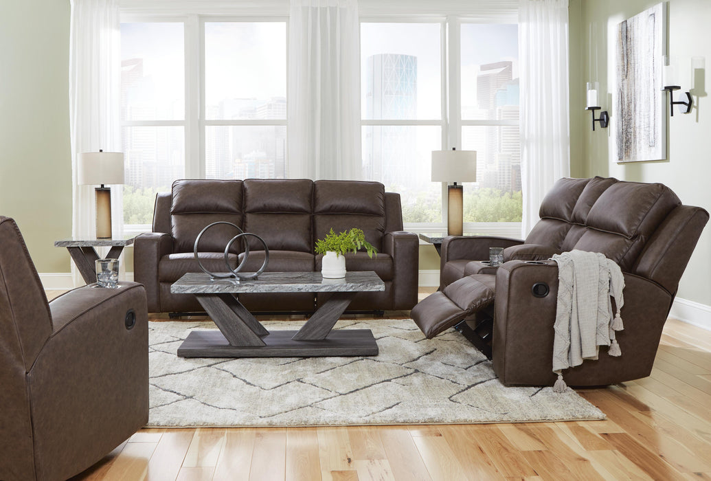 Lavenhorne Umber Lavenhorne Sofa, Loveseat and Recliner