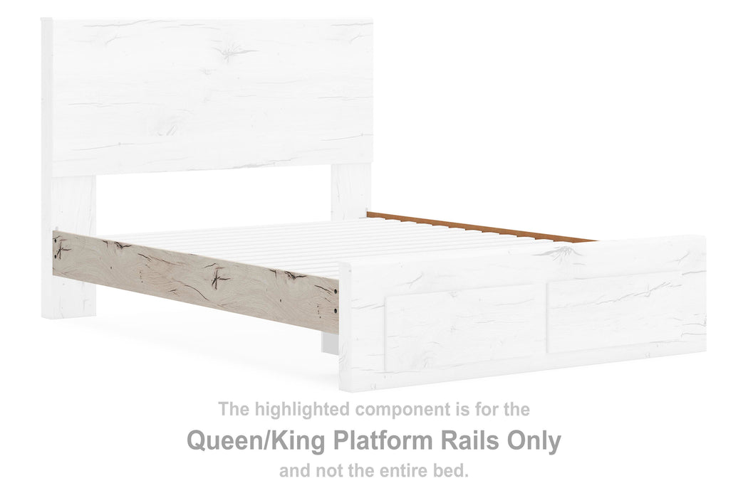 Lawroy Light Natural Queen/King Platform Rails