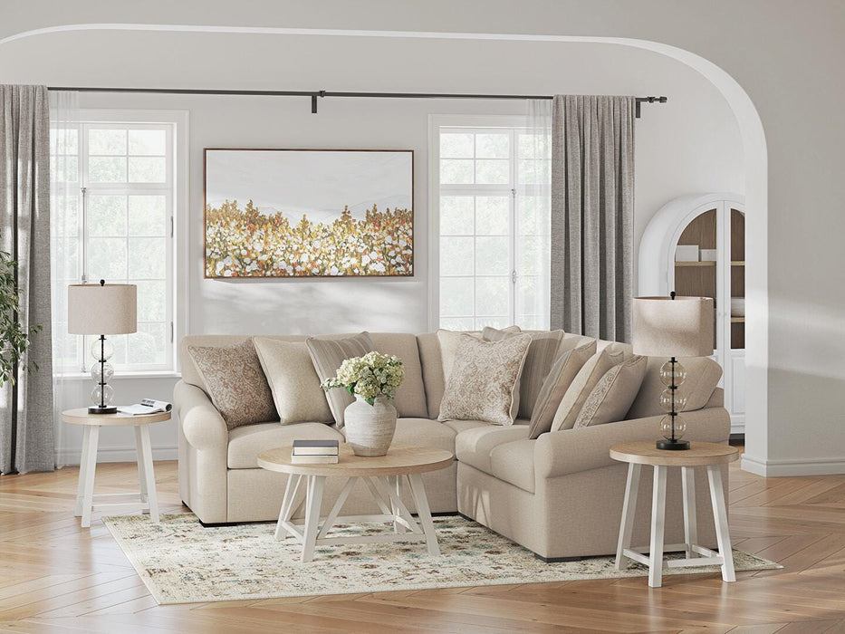 LadyMae Twill LadyMae 3-Piece Sectional