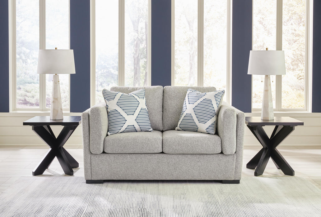 Evansley Pewter Evansley Loveseat