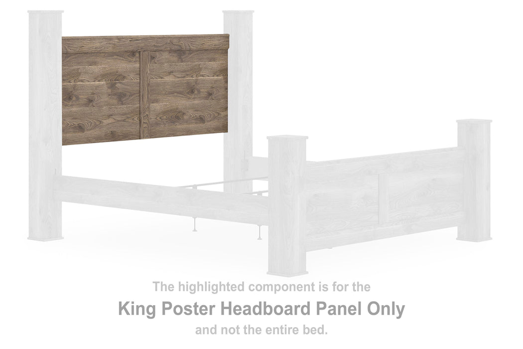 Keithland Brown King Poster Headboard Panel