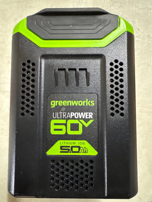 Greenworks 60V 21" Push Lawn Mower + (1) 5.0 Ah  1 Battery Included / Charger Not Included - use_like_new