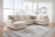 3-Piece Sectional with Chaise