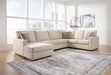 3-Piece Sectional with Chaise