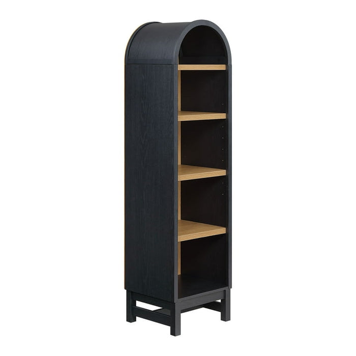 Better Homes & Gardens Juliet Narrow Arch Bookcase, Rich Black Finish - open_box
