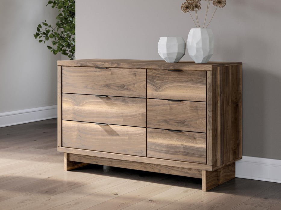 Zadilyn Brown Six Drawer Dresser