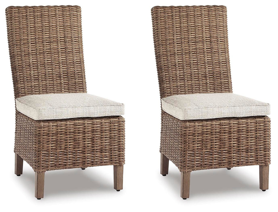Beachcroft Beige Side Chair with Cushion (Priced Per Item, Must Order 2, 4, 6, or 8)