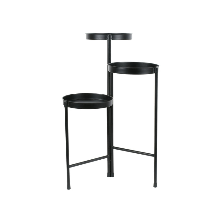 Mainstays Black Metal 3 Tier Plant Stand - open_box