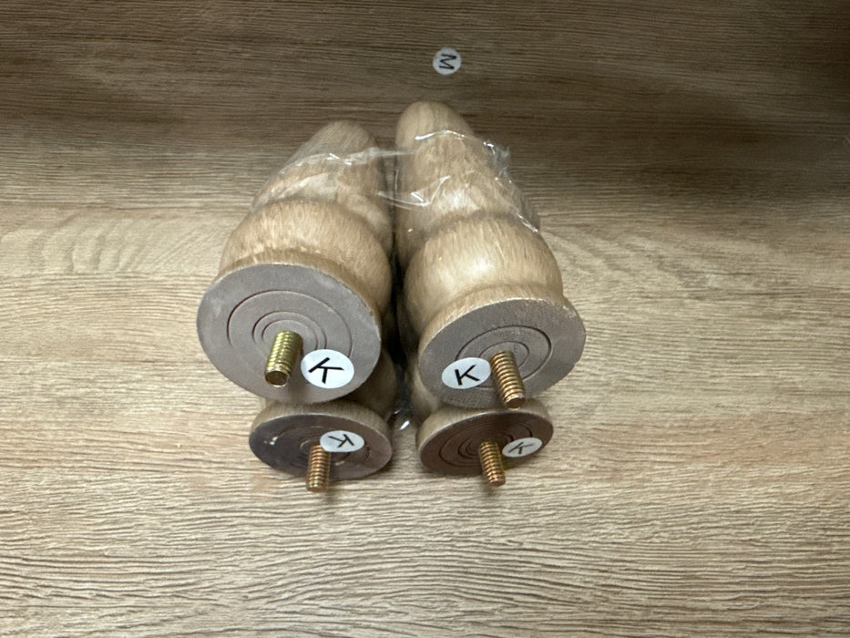 My Texas House Monroe 3 Drawer Nightstand with USB, Brushed Oak Finish - new