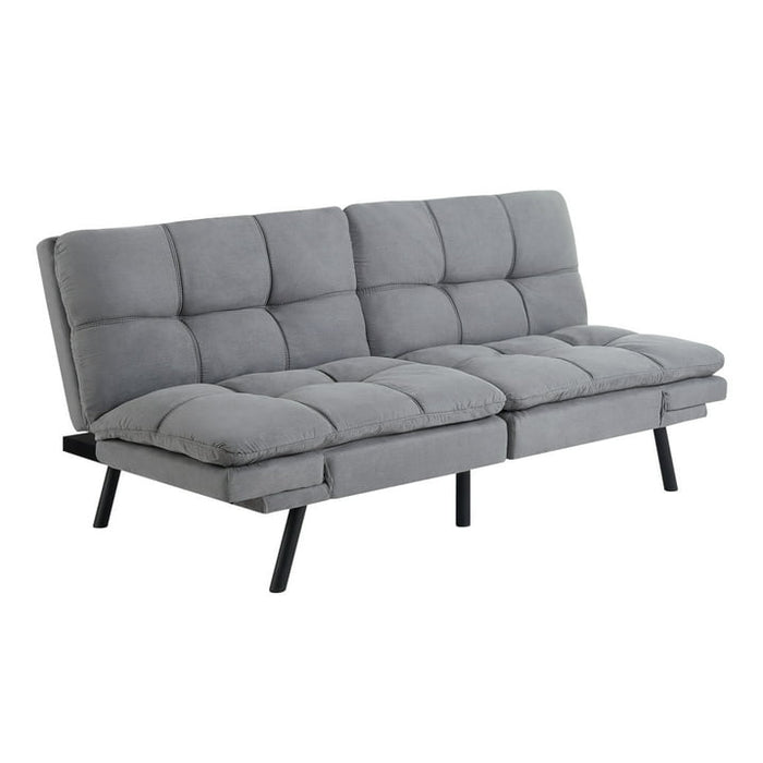 Mainstays Memory Foam Futon with 72" Grey - new