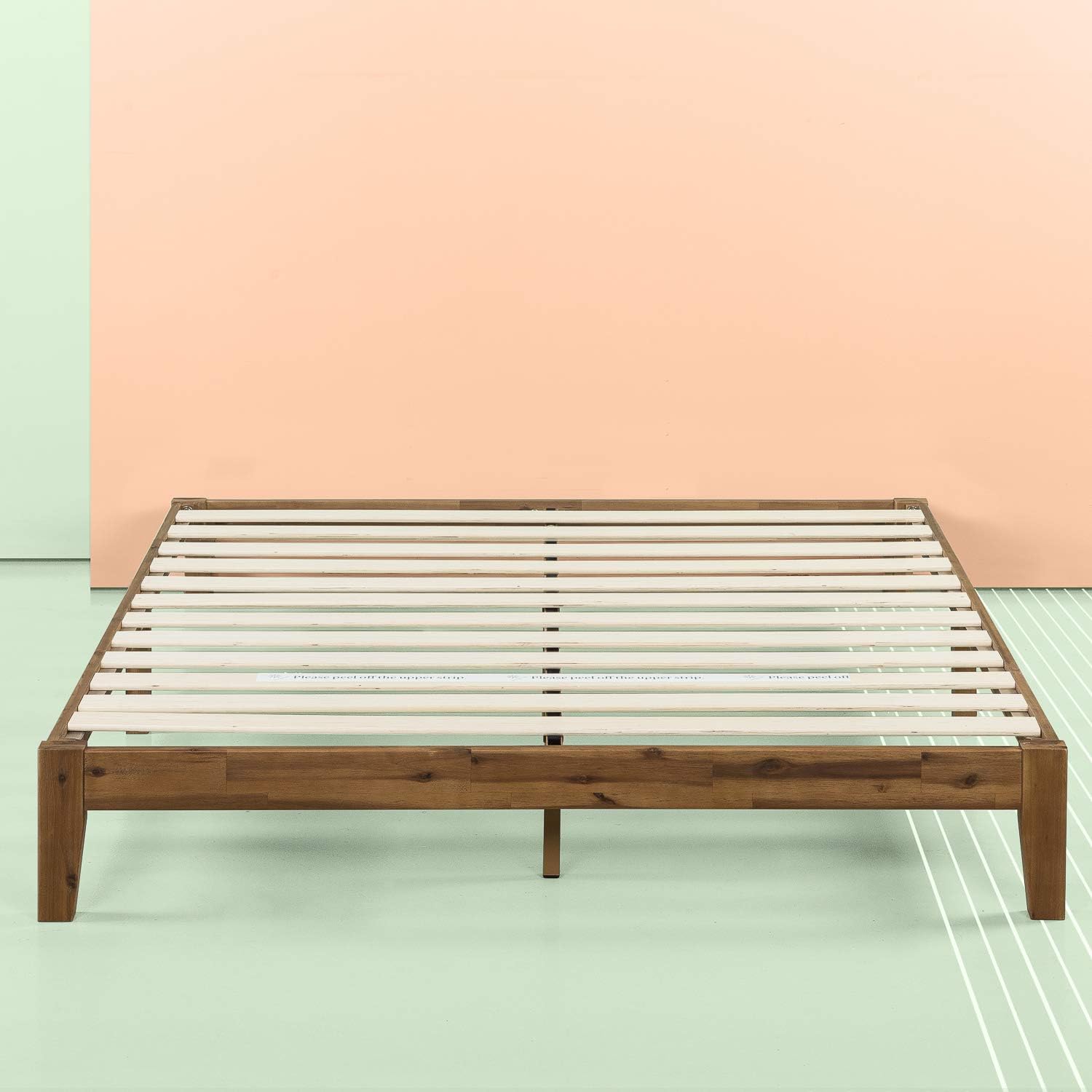 Lucinda King 10 in. Wood Platform Bed - display_model