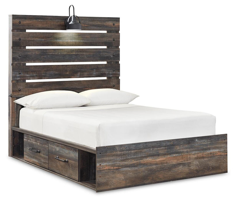 Drystan Multi Drystan Full Panel Bed with 2 Storage Drawers