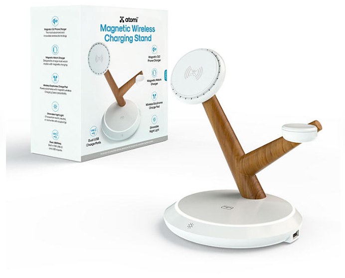 Atomi Qi2 Magnetic Wireless Charging Stand - open_box