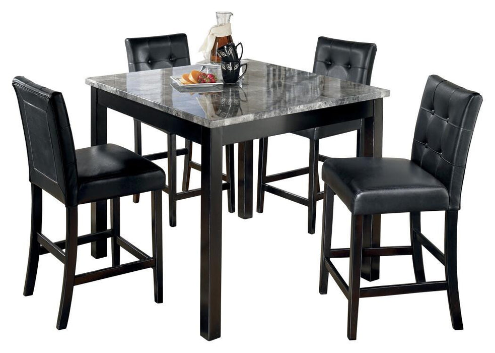 Maysville Black Square Counter TBL Set (5/CN)