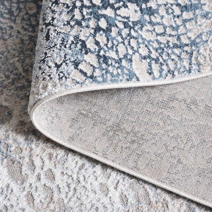 Safavieh Parker Collection Runner Rug - 2' x 8', Blue & Taupe, Non-Shedding & Easy Care, Ideal for High Traffic Areas in Living Room, Bedroom, Dining (PRK116M-28) - use_like_new