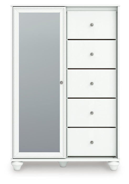 Maylilly White Dressing Chest