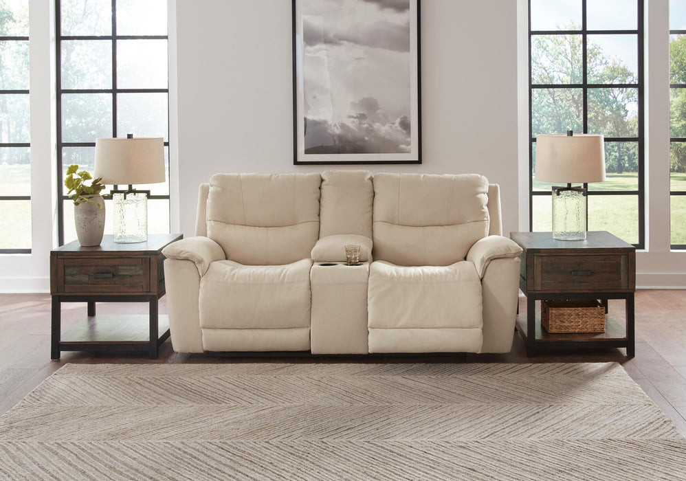 Next-Gen Gaucho Latte PWR REC Loveseat/CON/ADJ HDRST