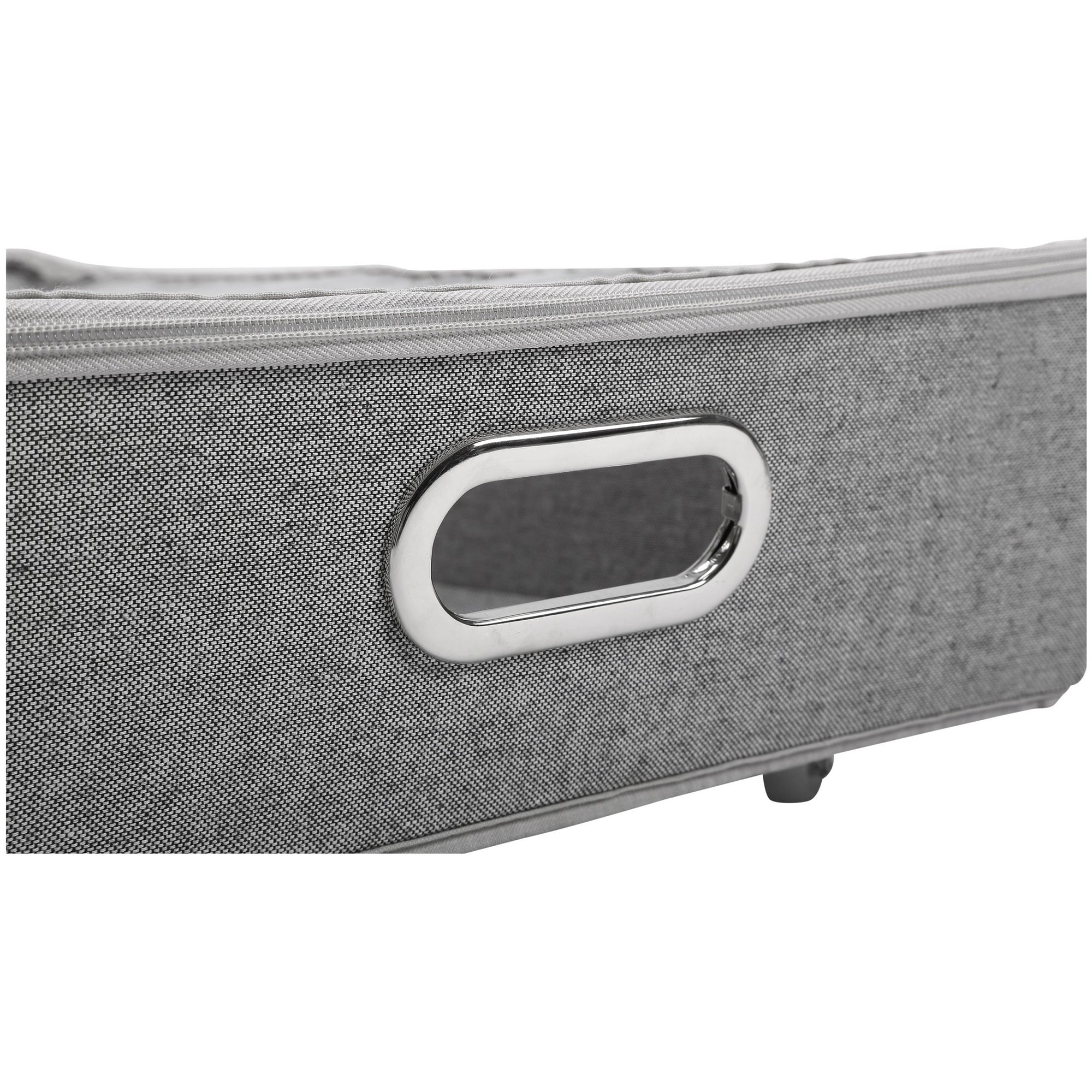 Better Homes & Gardens Rolling Polyester & Cotton Under Bed Zippered Storage Bin, Closet Organizers, 26