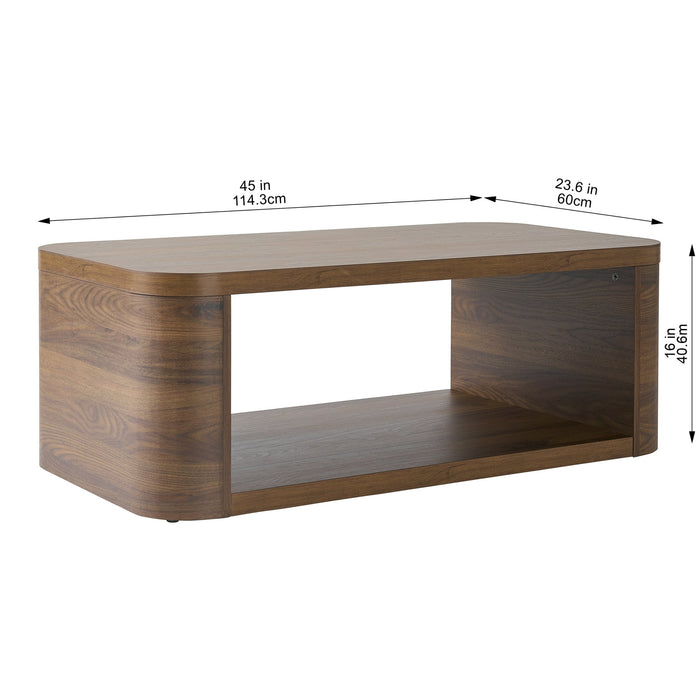 Better Homes & Gardens Juliet Coffee Table, Walnut - new