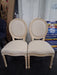 Streamdale Furniture Streamdale French Country Upholstered Dining Chairs Set of 2 Beige
