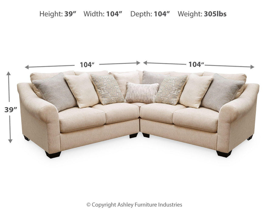 Carnaby Linen Carnaby 3-Piece Sectional