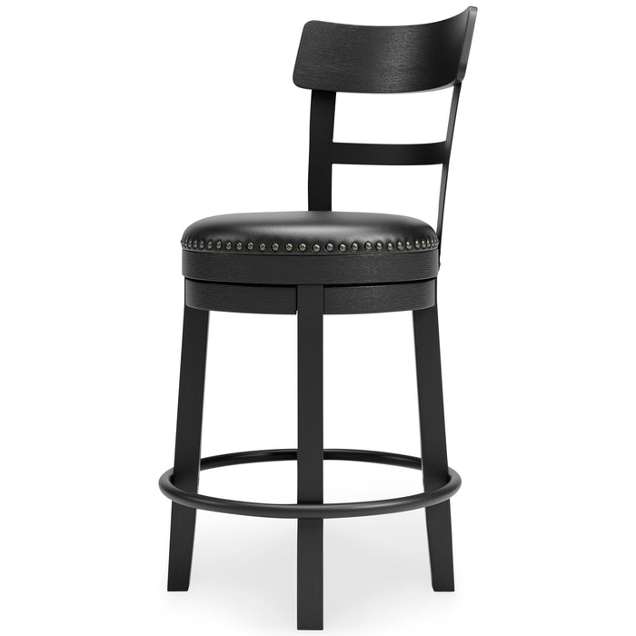 Valebeck Black Valebeck Counter Height Bar Stool