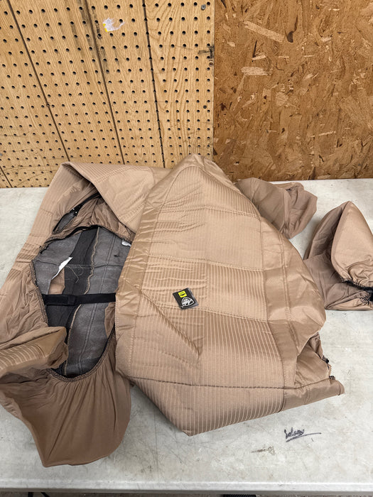 Auto Drive 2 Piece Truck Seat Cover Santos, Jacquard Tan - Universal Fit, 2202SC305 - open_box