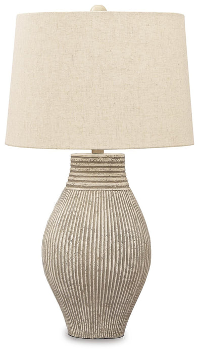 Layal Beige Paper Table Lamp (1/CN)