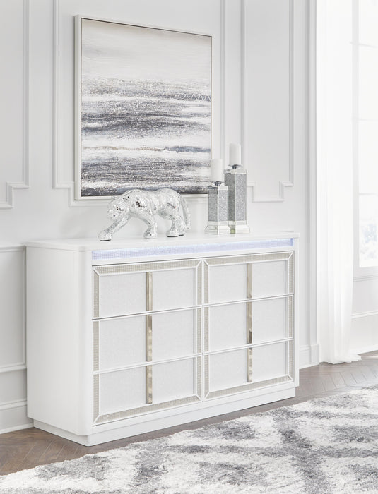 Chalanna White Bedroom Furniture Pieces