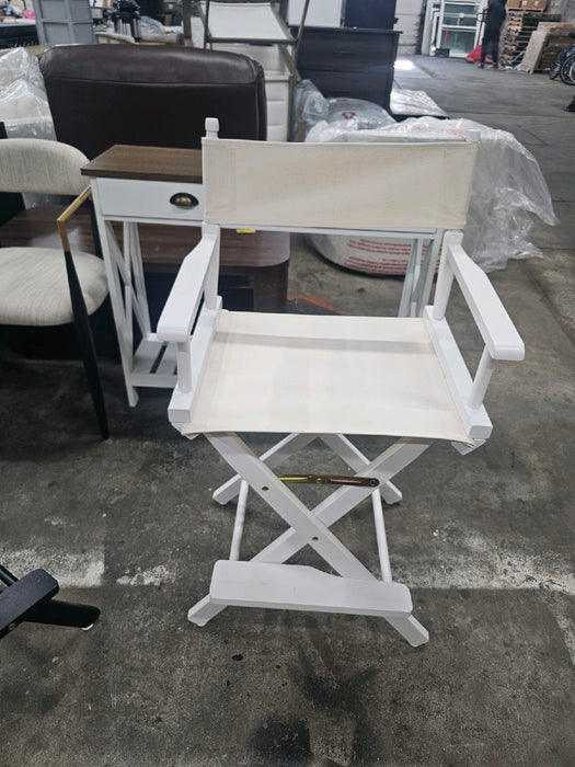 30" Folding Director Chair with Canvas - new