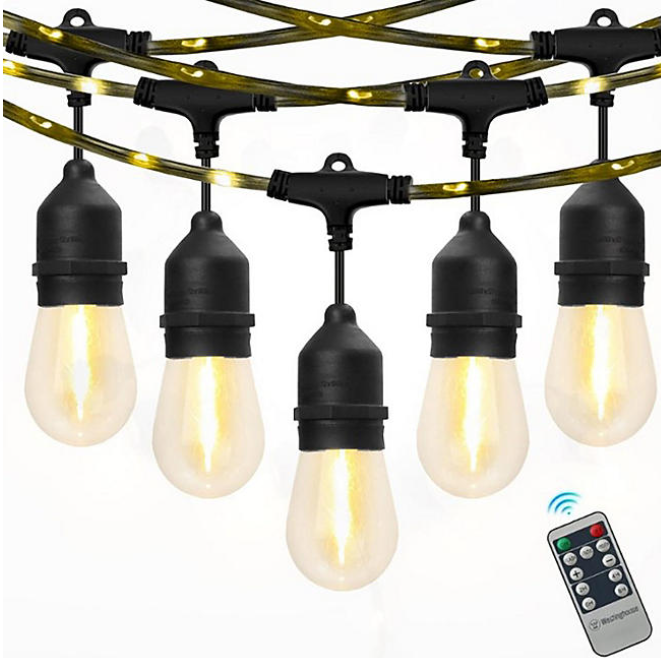 Westinghouse 48' Warm White LED String Light Set with Remote Control - open_box