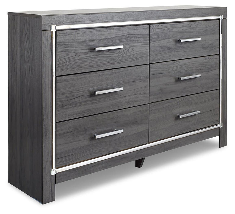 Lodanna Gray Lodanna Dresser and Mirror