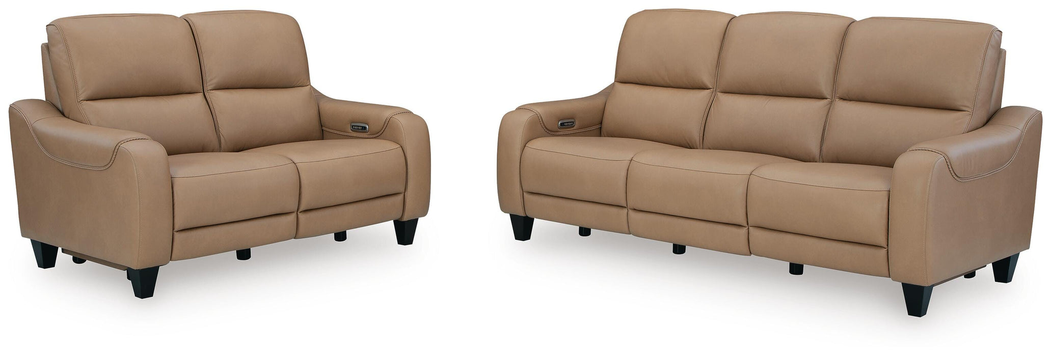 Mosswell Toffee Mosswell Sofa and Loveseat