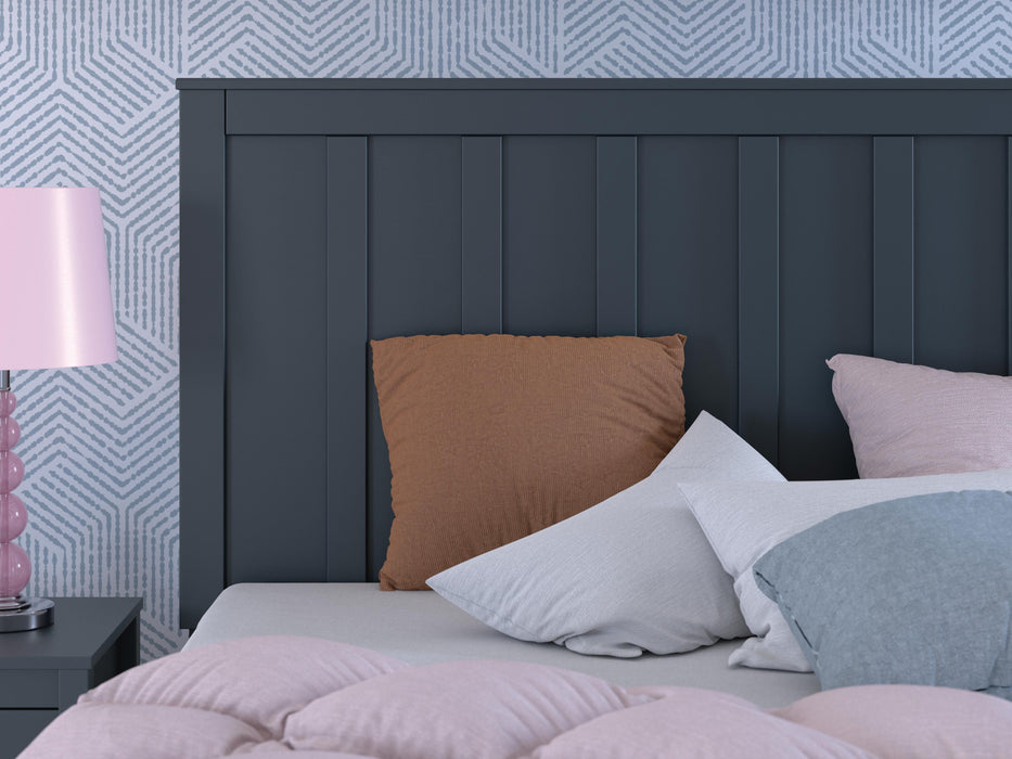 Simmenfort Navy Blue Full Panel Headboard